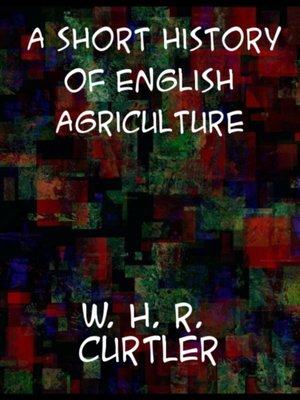 cover image of Short History of English Agriculture